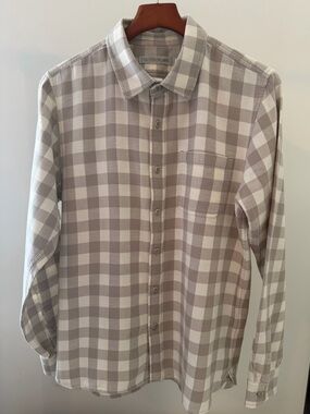 Outerknown Button-Down Flannel Shirt - Size M